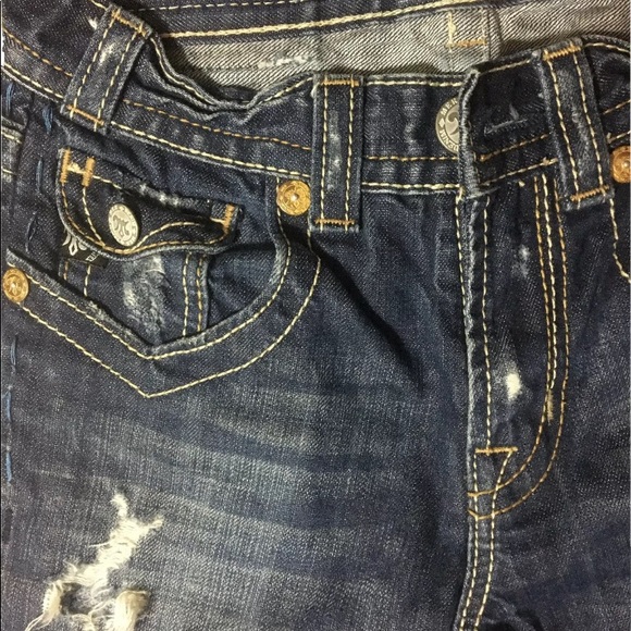 Miss Me MEK OAXACA Denim Jeans Juniors Sz 14 - Picture 8 of 10